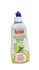 DETERSIVO STOVIGLIE SCALA  BRILLANTANTE PIATTI BICCHIERI 500 ML-3 PEZZI.