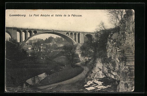 Cpa luxembourg pont - luxembourg,, le