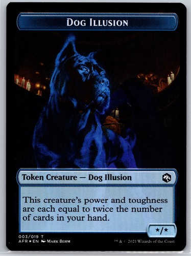 Illusione emblema cane - illusione/emblema,