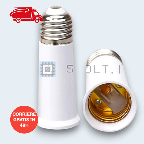 Adattatore prolunga e27 - e27,