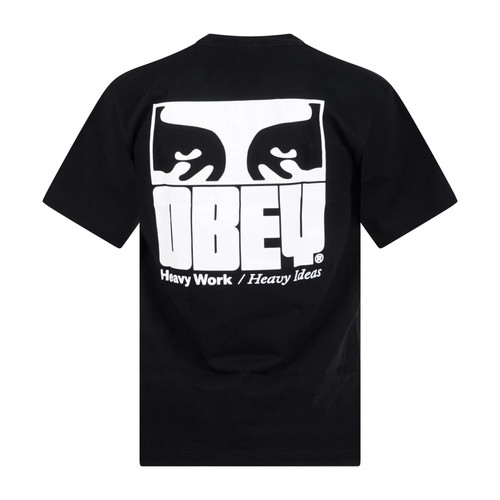 Obey shirt nera heavy - obey,
