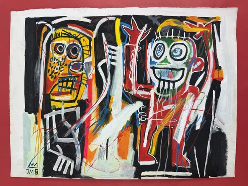Jean michel basquiat quadro - jean-michel, su
