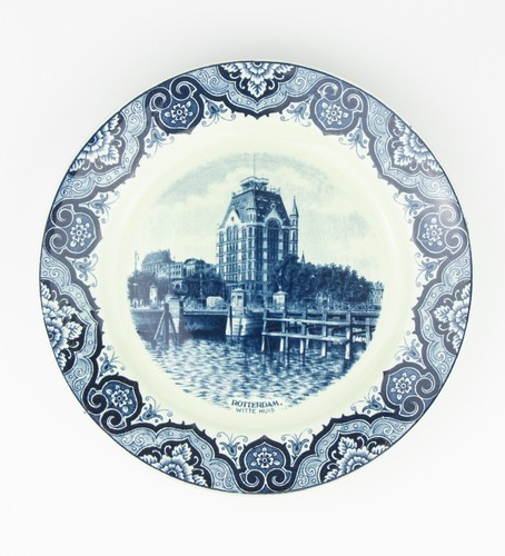 Vintage delft blue wall - vintage,
