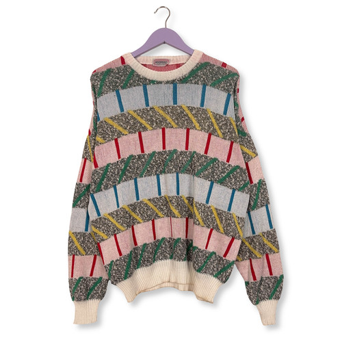 Maglione vintage bianco - maglione,