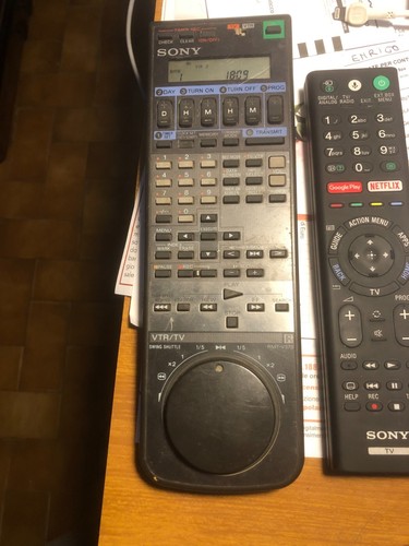 Telecomando sony vcr mod - sony,
