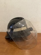 Vintage Casco Con Visiera Vigili Del Fuoco  Firefighters Helmet with Face Shield