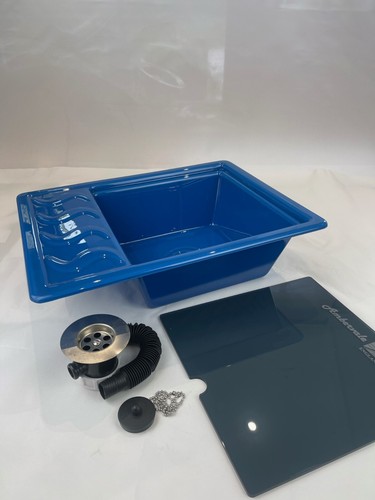 Lavello acrilico blu - dx,