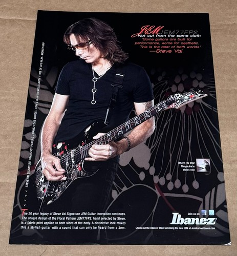 Pubblicità stampa steve vai - pubblicità,
