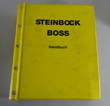 Istruzioni Per L'Uso / Manuale D'Officina Steinbock Boss Muletto Serie Ke-D