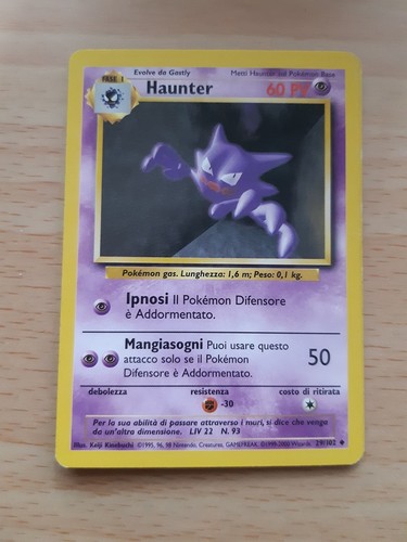 Haunter carta pokémon - carta,