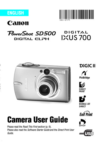 Canon powershot sd500 - powershot, ixus