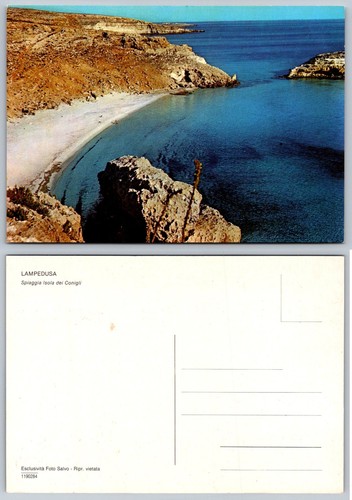Cartolina lampedusa isola dei - lampedusa,