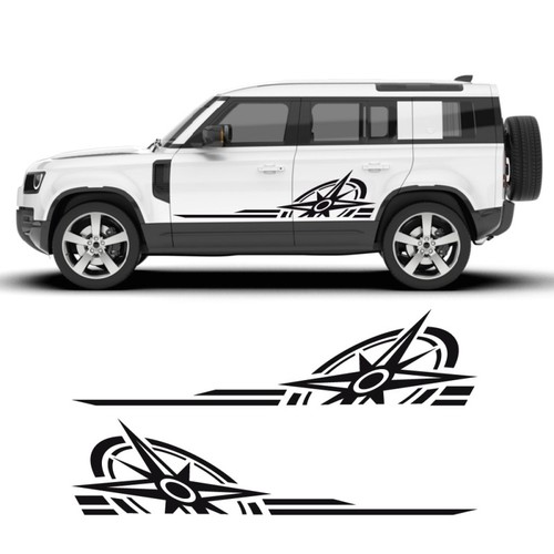 Adesivi laterali land rover - laterali,