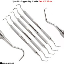 Specillo Doppio 23/17A Sonda Explorer Dentale Ablatore Ablazione del Tartaro 5pz