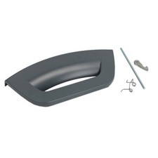 Kit maniglia porta oblò lavatrice FUTURA grigio scuro Hotpoint Ariston Indesit