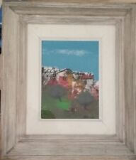 MANLIO BACOSI DIPINTO AD OLIO ORIGINALE SU TELA PAESAGGIO UMBRO ANNI '70