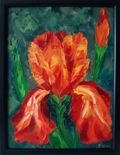 Dipinto ad olio originale Iris