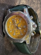 PER RICAMBI Orologio Citizen Watch Co Citizen GIALLO WR200 CRONOGRAFO 0510-H14975 TA