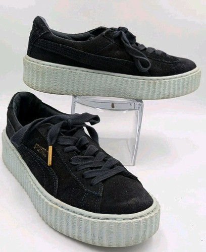 Puma rihanna black suede - by,
