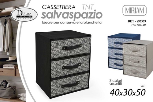 Cassettiera rigida tela - cassettiera,