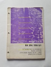 Cagiva SX 250 - 350 1981 catalogo ricambi originale moto spare parts catalogue