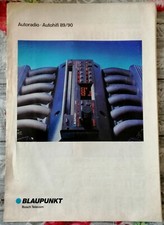 Catalogo Brochure BLAUPUNKT - 1989 - 1990 - AUTO HIFI AUTORADIO 