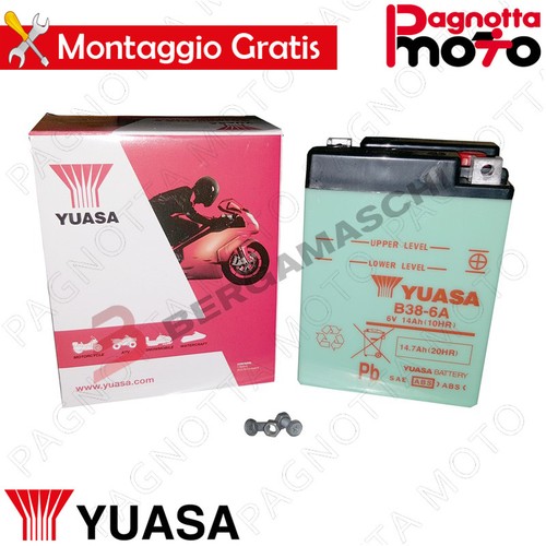 Batteria yuasa b38 moto - batteria, b38-6a