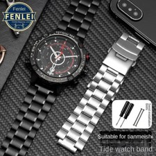 Cinturino orologio acciaio inox 16 mm per TIMEX Tidal T2N720 T2N721 bracciale