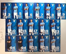 16x Scheda autografa SS Lazio Club firmata a mano Guendouzi Pedro Pellegrini Immobile