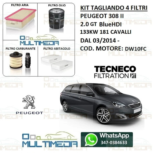 Kit tagliando filtri - kit,
