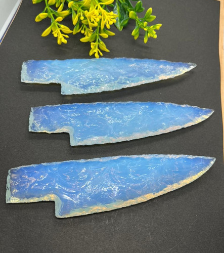 Coltello cristallo opalite blu - cristallo,