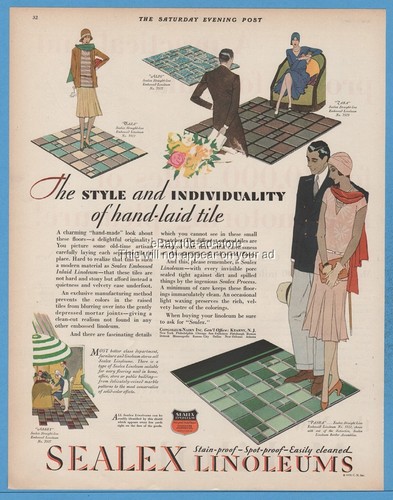 1929 congoleum nairn - 1929, linoleum