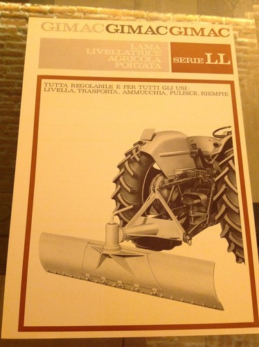 Depliant vintage gimac lama - vintage,