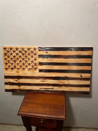 Bandiera americana bruciata