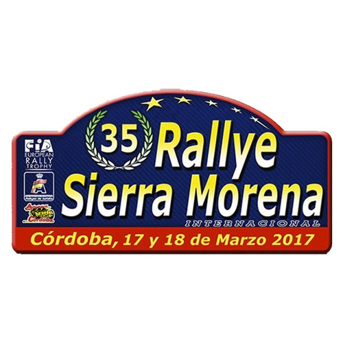Adesivo placca rally - adesivo, sierra