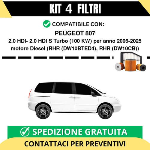 Kit filtri tagliando - tagliando, per