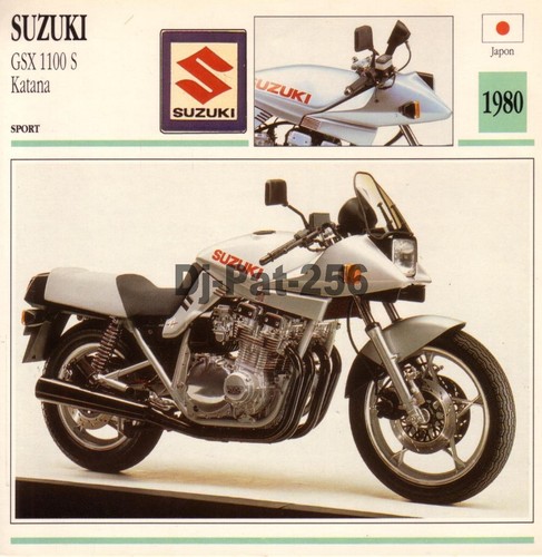 Fiche moto suzuki gsx 1100 - fiche, s