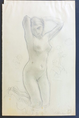 Disegno matita firmato - , hans