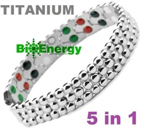Titanio bracciale energia - titanio,