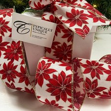 Nuovo Nastro Natalizio Rosso
