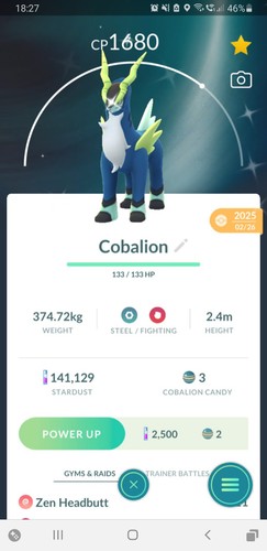 Shiny cobalion schillernd - cobalion, (schillernd