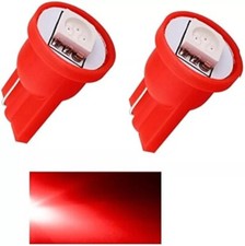 Coppia Lampadine Led T10 ROSSO