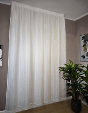 Tende arredamento su misura con fettuccia arricciatenda- tessuto bianco