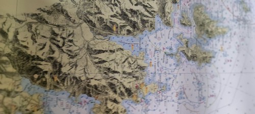 Carte nautiche colori per - carte, a