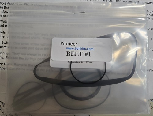 Pioneer w650r kit - kit, cinghia