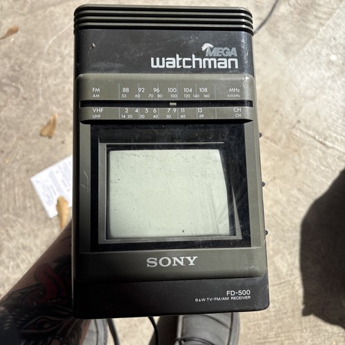 Sony mega watchman 500 tv - mega,
