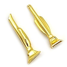 2pz/set Tubo di Paglia in Metallo Come Uomo Regalo Festa Accessori Aspirapolvere per Cestini Snuff