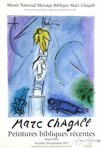 Poster vintage marc chagall - vintage,