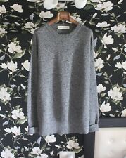 Maglione uomo Golden Goose maglia girocollo lana merino M grigio