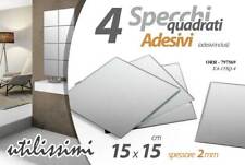 4 SPECCHI ADESIVI 15*15